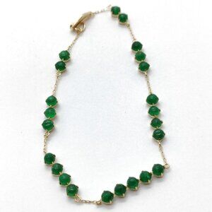 Jewelry Bracelet Emerald 4.37ct Gold 4488628